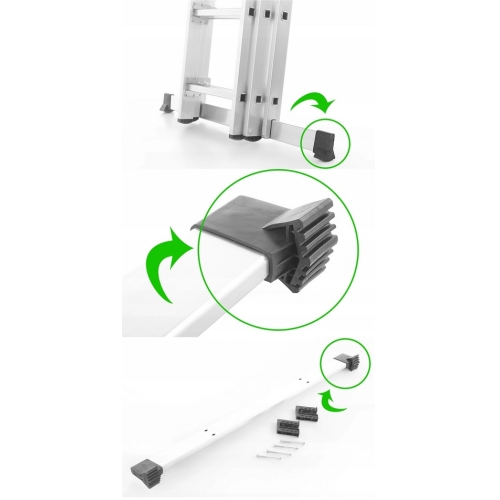 Scară puternică din aluminiu 3x12 8m universală